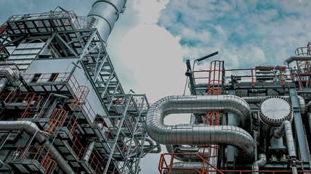 Industrial facility in the oil and gas industry