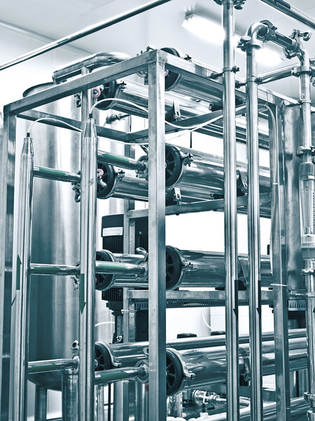 Tubes industriels argentés