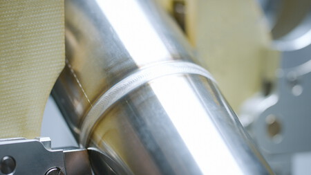 Pipe weld seam